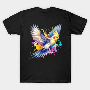 Watercolor Flying Cockatoo T-Shirt